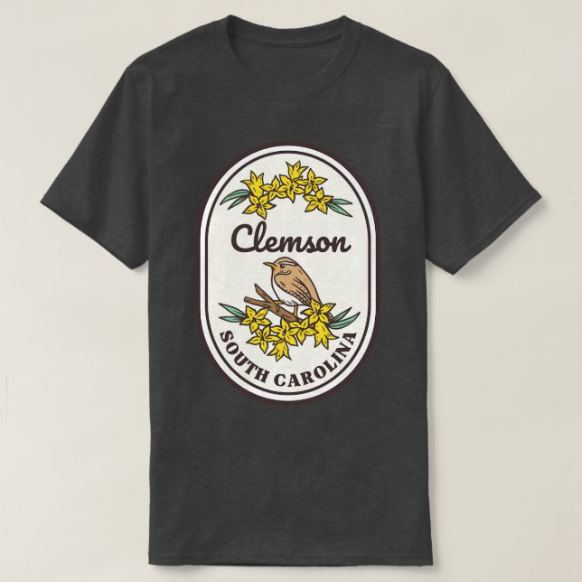 Clemson South olina Wren SC Tourist Souvenir T-Shirt (Design Front)
