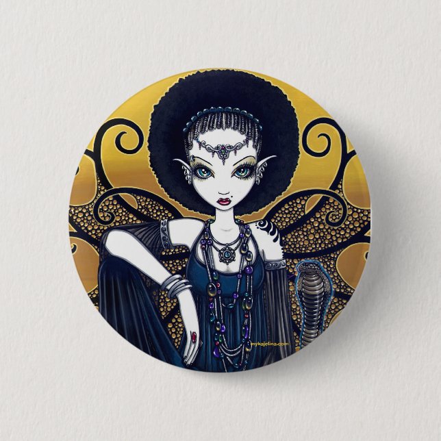 Cleo Feary Goddess Button (Front)