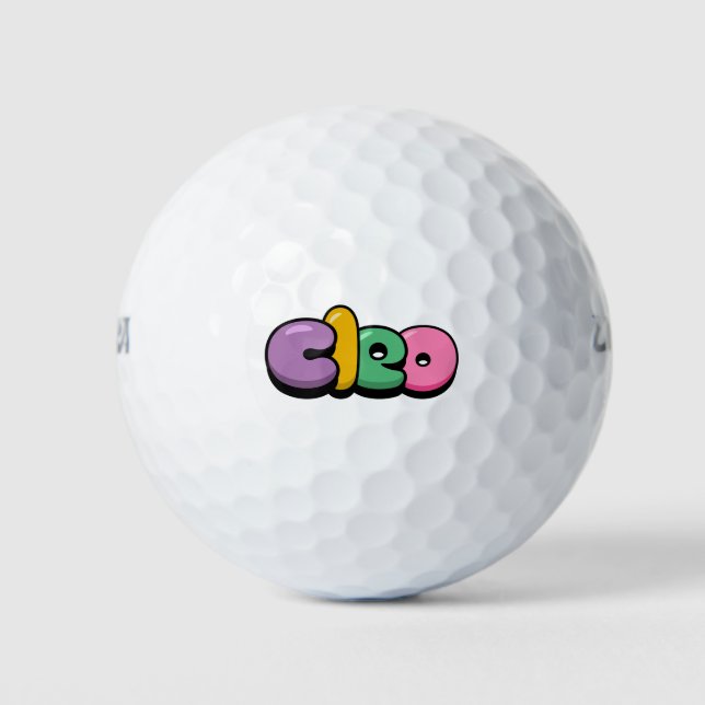 Cleo Golf Balls (Front)