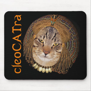 CleoCATra Queen of the Guile Mouse Pad