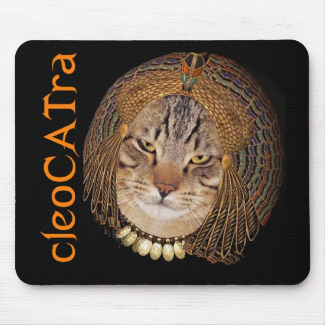 CleoCATra Queen of the Guile Mouse Pad (Front)