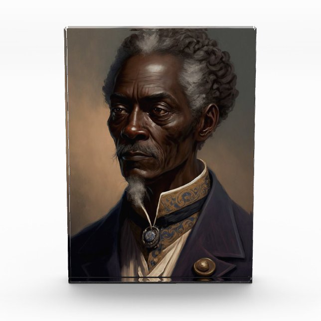 Cleon Portrait Painting Photo Block (Front)