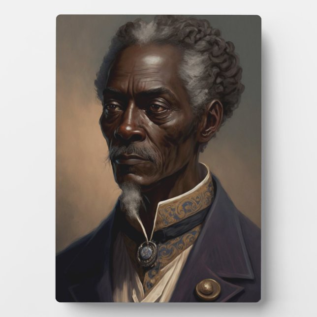 Cleon Portrait Painting Plaque (Front)