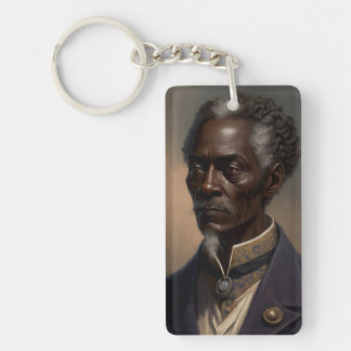 Cleon Portrait Paintings Key Ring