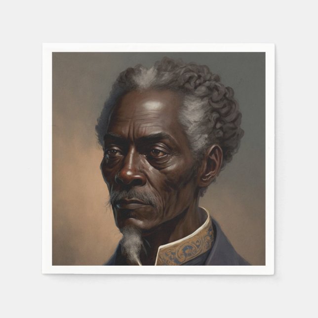 Cleon Portrait Paintings Napkin (Front)