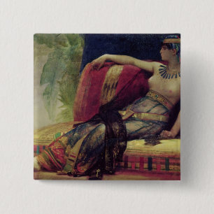 Cleopatra 15 Cm Square Badge