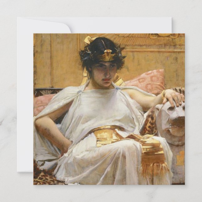 Cleopatra (Ancient Egyptian Queen) Card (Front)