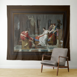 Cleopatra and Octavian by Louis Gauffier Tapestry