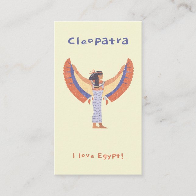 Cleopatra. Business Card (Front)