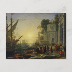 Cleopatra Disembarking at Tarsus, 1642 Postcard