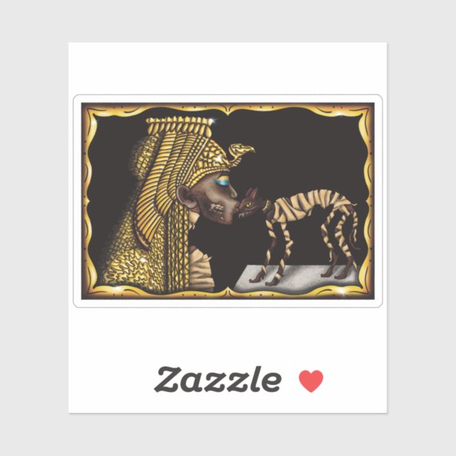 Cleopatra Egyptian Mummy, Halloween Cat Mummy (Sheet)