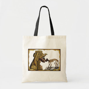 Cleopatra Egyptian Mummy, Trick or Treat Cat Mummy Tote Bag