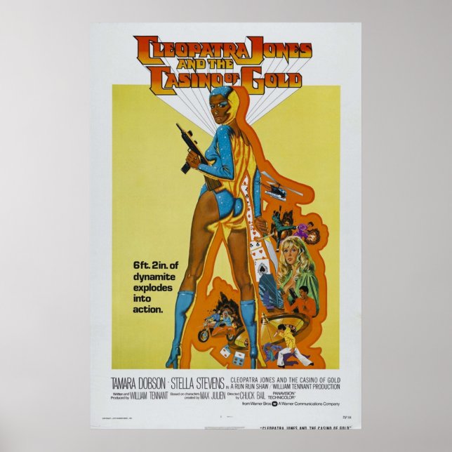 Cleopatra Jones and The Casino of Gold Green Poster (Front)