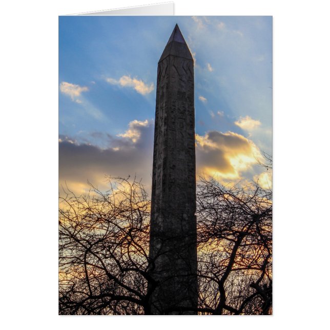 Cleopatra’s Needle/Obelisk in Central Park (Front)