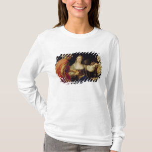 Cleopatra showing Octavius the bust of Julius T-Shirt