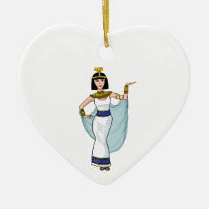 Cleopatra the Pharaoh of Egypt Ceramic Ornament