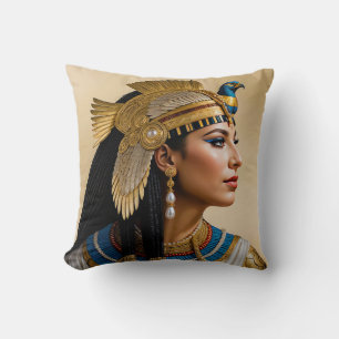 “Cleopatra VII's Realism: A Portrait” Cushion
