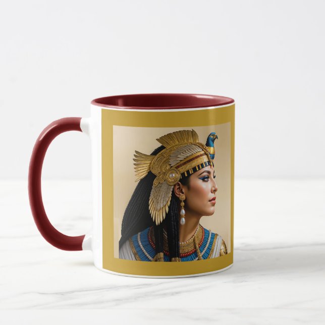 “Cleopatra VII's Realism: A Portrait”  Mug (Left)