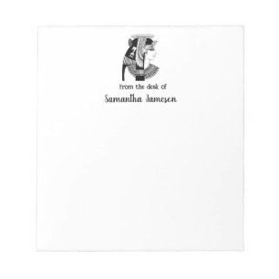 Cleopatra vintage illustration notepad