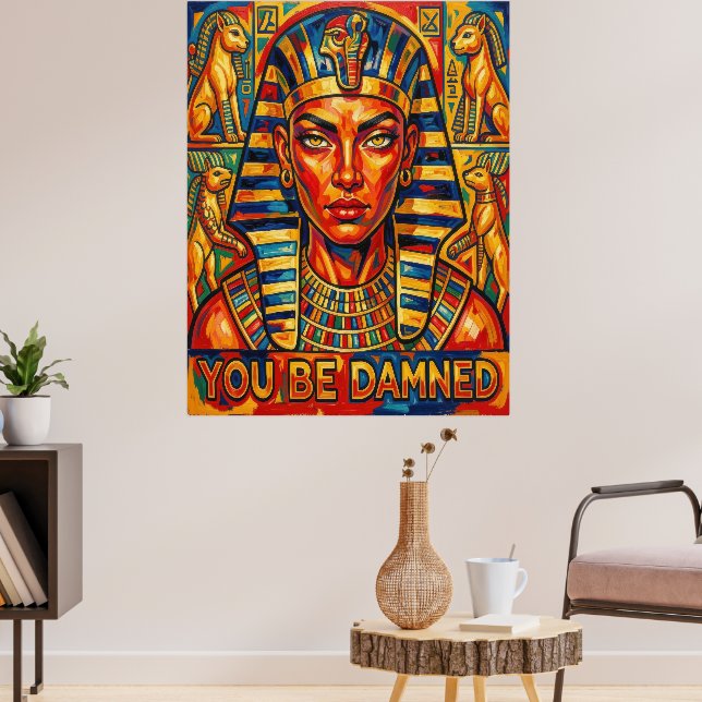 Cleopatra's Curse Poster (Living Room 3)