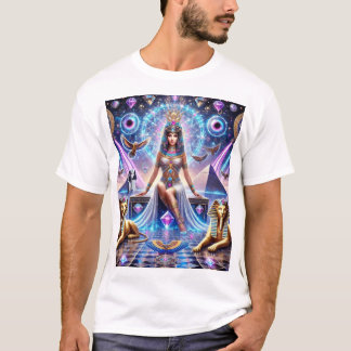 Cleopatra's Divine Realm The Golden Goddess T-Shirt