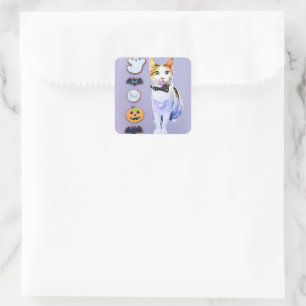 Cleopatra's Halloween Cookies Square Sticker