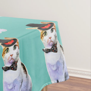 Cleopatra's Pilgrim Hat Tablecloth