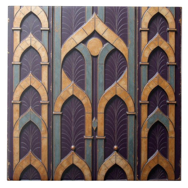 Cleopatra's Secret Garden Ceramic Tile (Front)