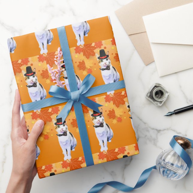 Cleopatra's Thanksgiving Wrapping Paper (Gifting)