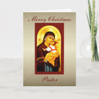 Clergy  Merry Christmas Pastor Custom