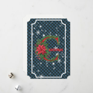 Clergy Scottish Tartan Christmas Holiday Card