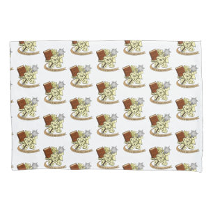 Cleric Dice Design Pillowcase