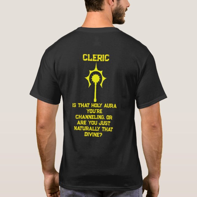 Cleric Pick-Up Line T-Shirt (Back)