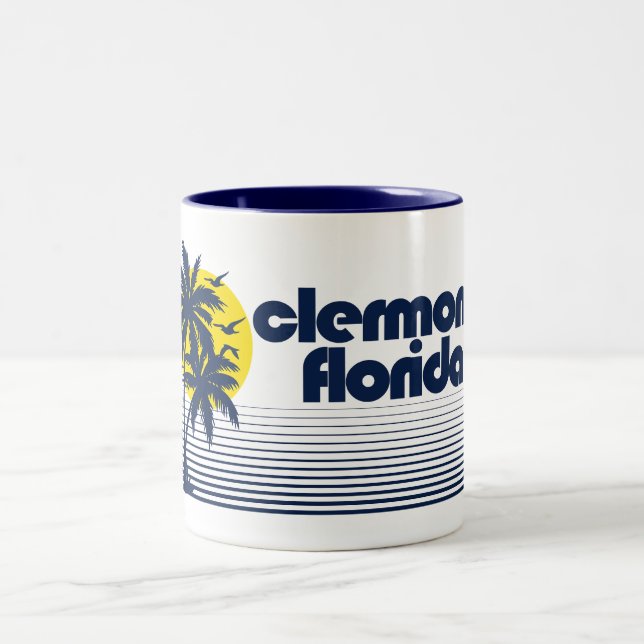 Clermont Florida Two-Tone Coffee Mug (Center)