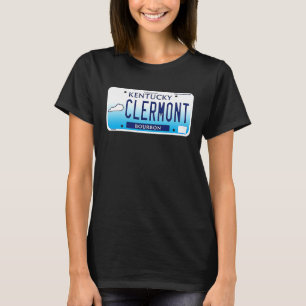 Clermont Kentucky Bourbon Trail Whiskey License Pl T-Shirt