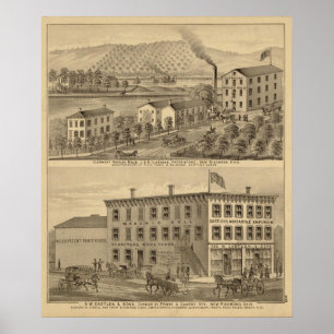 Clermont Woollen Mills Poster