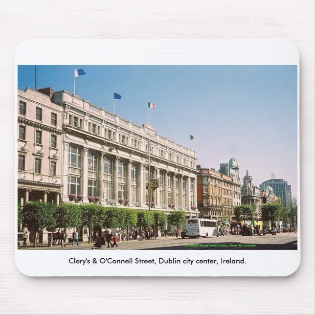 Clery's & O'Connell St. Dublin city Ireland Mouse Pad (Front)