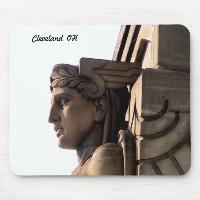 Cleveland Art Deco ( Bridge Guard)Mousepad Mouse Pad (Front)