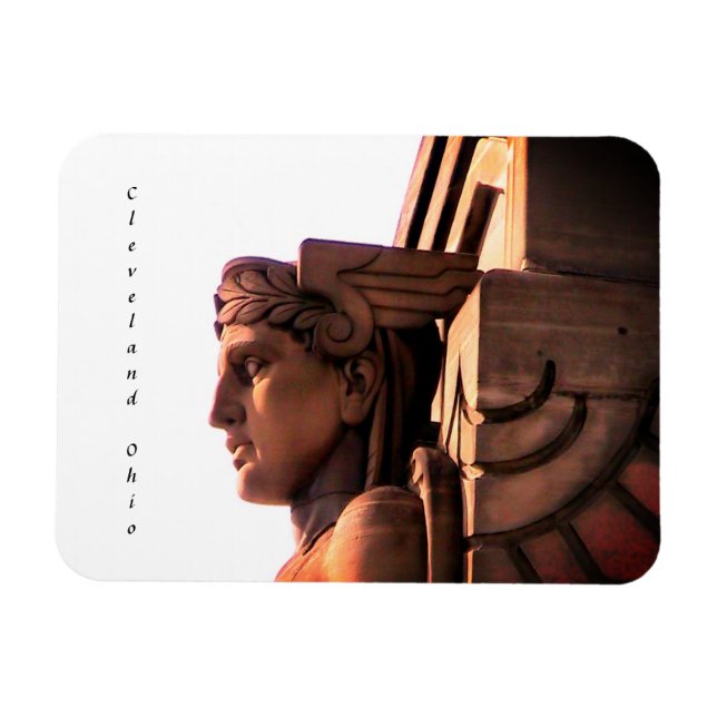 Cleveland Art Deco Guard Magnet (Horizontal)