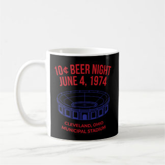 Cleveland Baseball 10 Cent Beer Night Coffee Mug