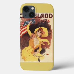 Cleveland Bicycles American Girl in Yellow iPhone 13 Case