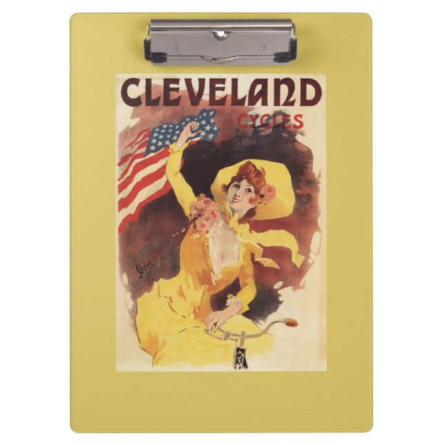 Cleveland Bicycles American Girl in Yellow Clipboard (Front)