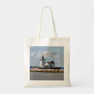 Cleveland Harbour Entrance Lights tote bag