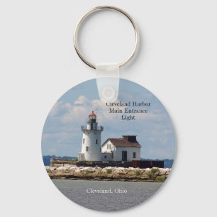 Cleveland Harbour Main Entrance Light key chain