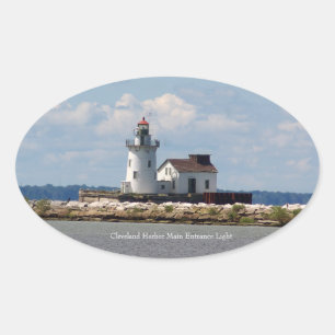 Cleveland Harbour Main Entrance Light sticker