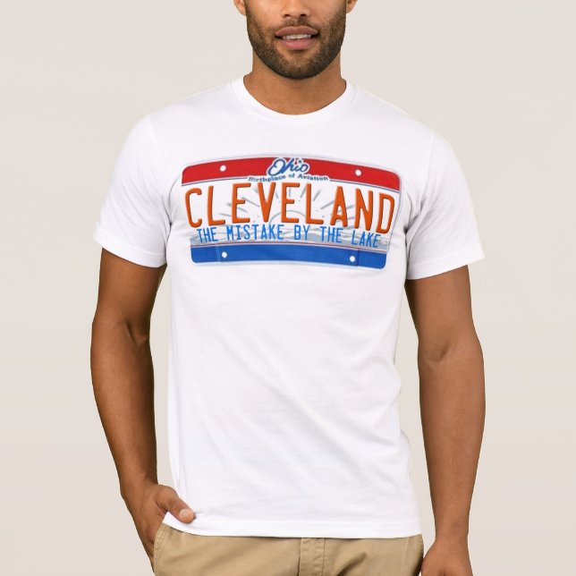 CLEVELAND LICENSE PLATE SHIRT (Front)
