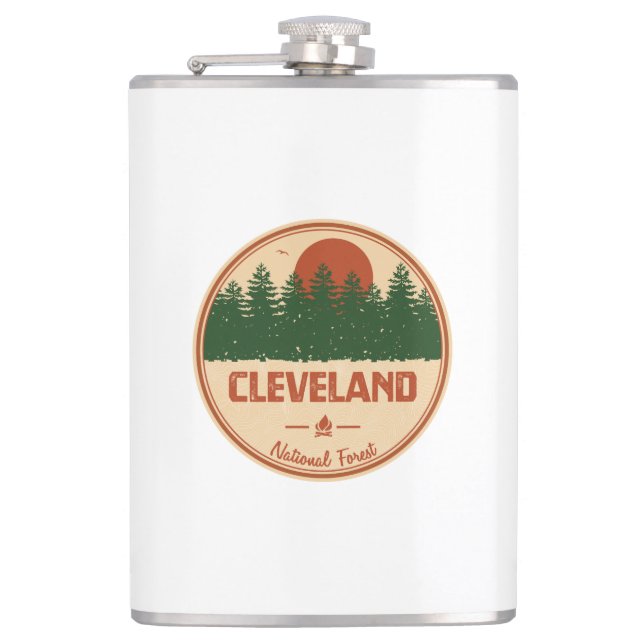 Cleveland National Forest Hip Flask (Front)