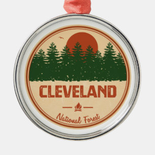 Cleveland National Forest Metal Ornament
