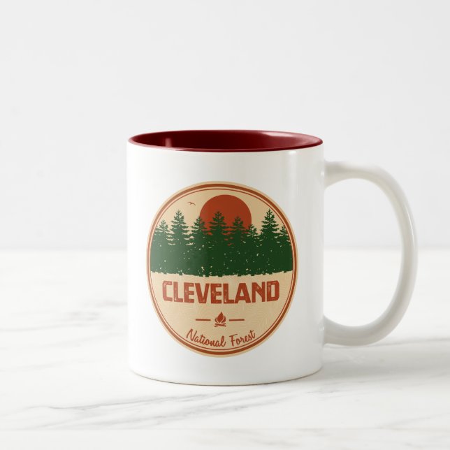 Cleveland National Forest Two-Tone Coffee Mug (Right)