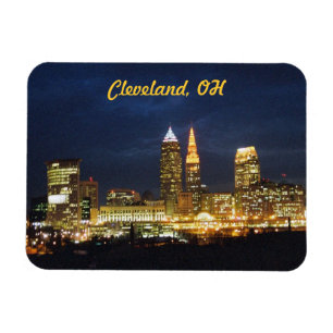 Cleveland Night Lights Flexi Magnet